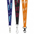 3/4" Detail Woven Lanyard (4-5 Week Service)